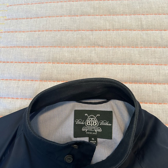 Brooks Bothers Harrington Country Club Jacket XL Navy Blue - Picture 6 of 8